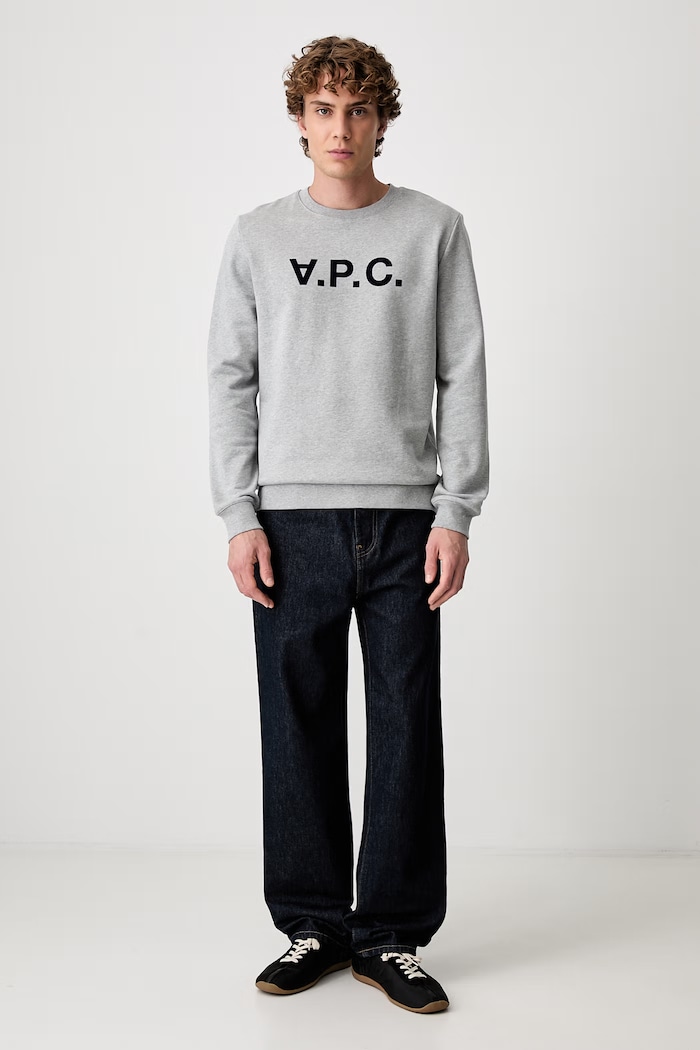 Bavlnená mikina A.P.C. Sweat Vpc COECQ-H27378 BLACK COECQ.H27378
