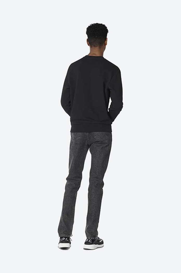 Oblečenie Bavlnená mikina A.P.C. Sweat Vpc Sweat Vpc COECQ-H27378 BLACK COECQ.H27378 čierna