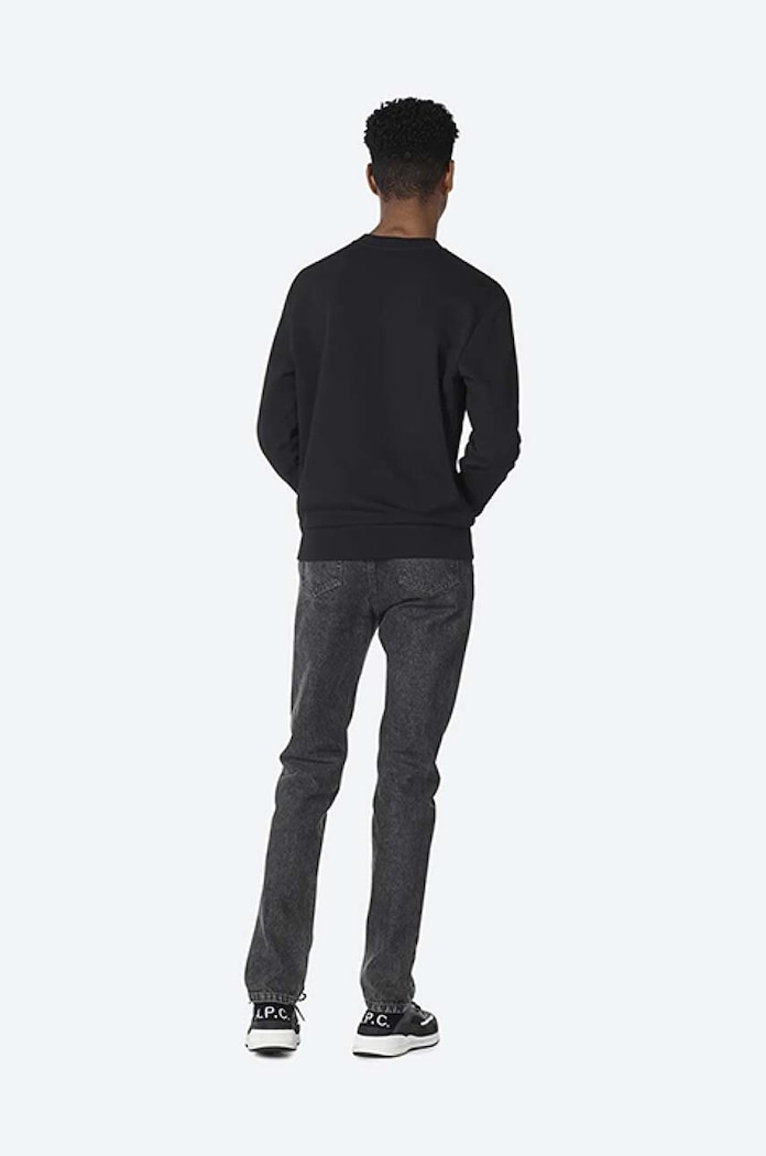 Oblečenie Bavlnená mikina A.P.C. Sweat Vpc Sweat Vpc COECQ-H27378 BLACK COECQ.H27378 čierna