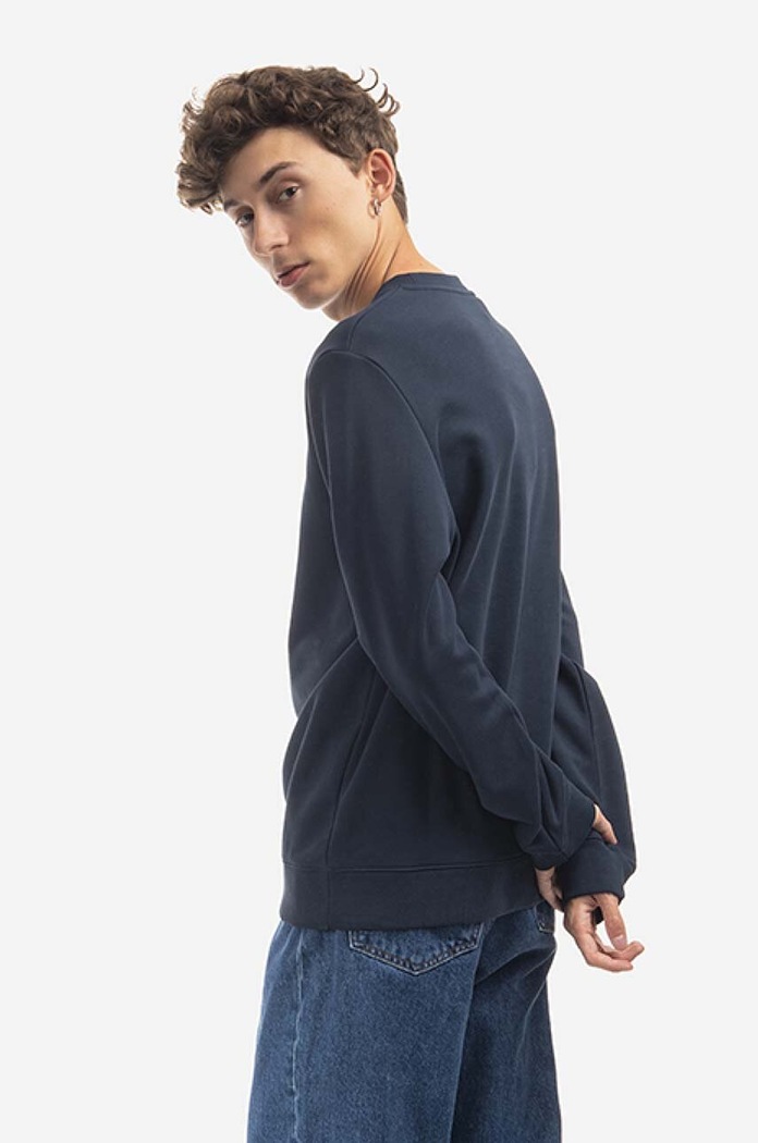 Hanorac de bumbac Rufus A.P.C. bleumarin COEZD.H27500