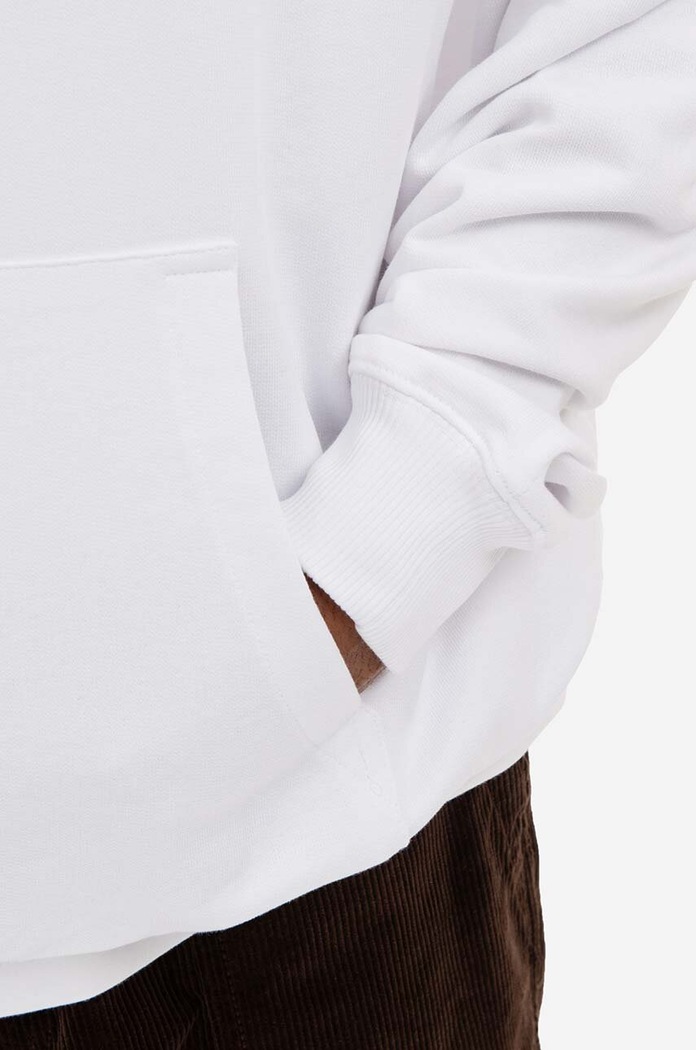 Drôle de Monsieur cotton sweatshirt Hoodie Santa HO121.WHITE