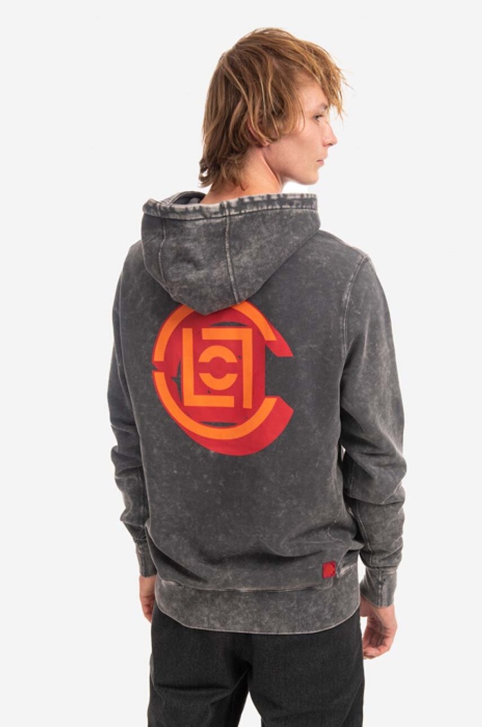 Clothing CLOT cotton sweatshirt Shadow Logo Hoodie CLHDS30006.BLACK black