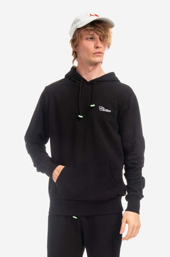 CLOTTEE cotton sweatshirt Jade Donut Hoodie CTHD3001.BLACK black