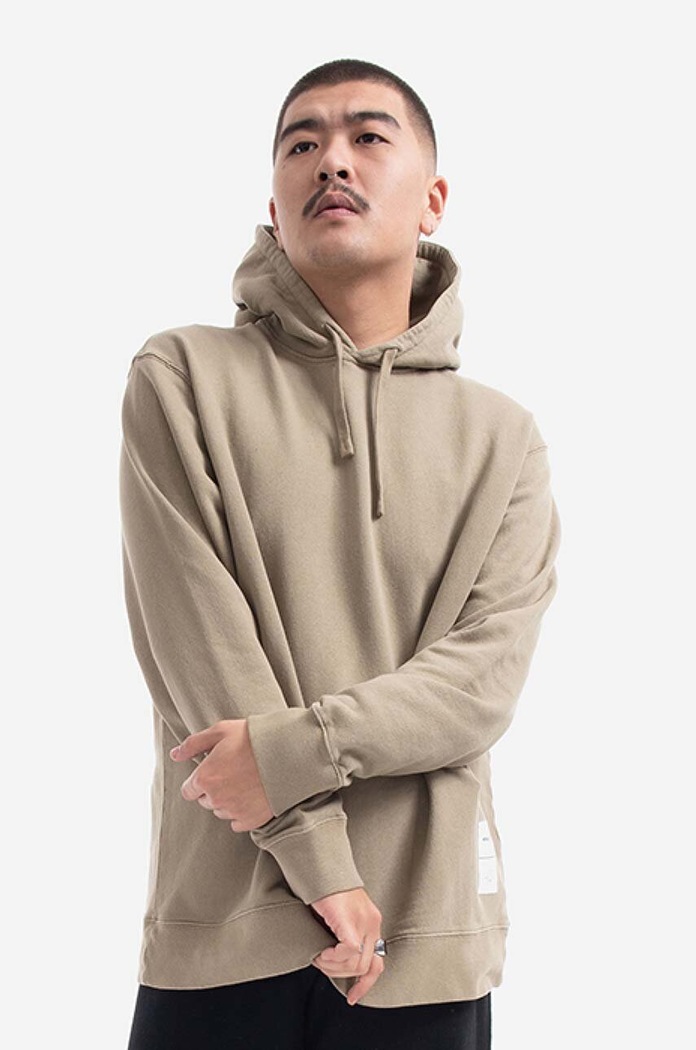 Norse Projects cotton sweatshirt Fraser Tab Series Sweat plain maroon N20.1282.0966