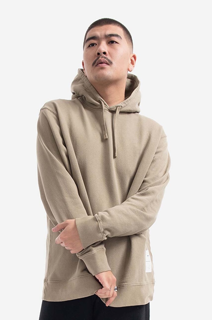 Norse Projects cotton sweatshirt Fraser Tab Series Sweat plain maroon N20.1282.0966