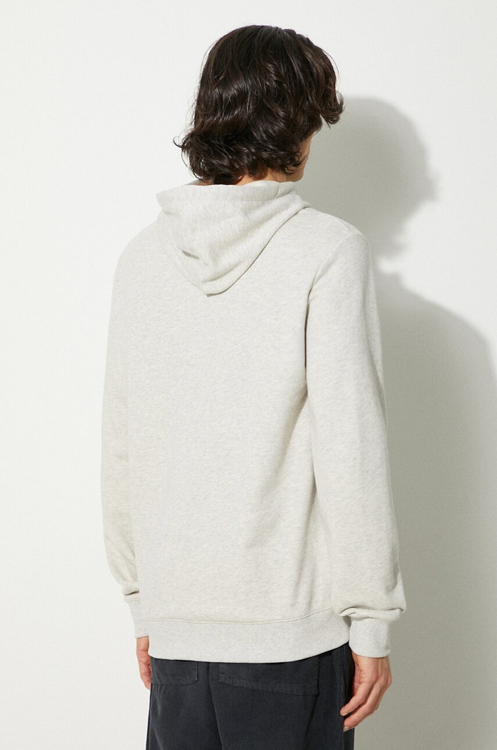 Памучен суичър A.P.C. Marvin Hoodie COEZD-H27733 BLACK COEZD.H27733 сив AA00