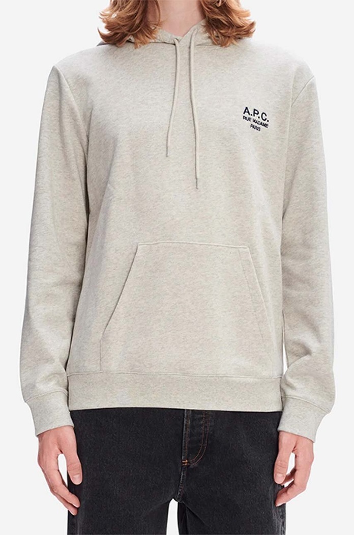 A.P.C. hanorac de bumbac Marvin COEZD.H27733 gri