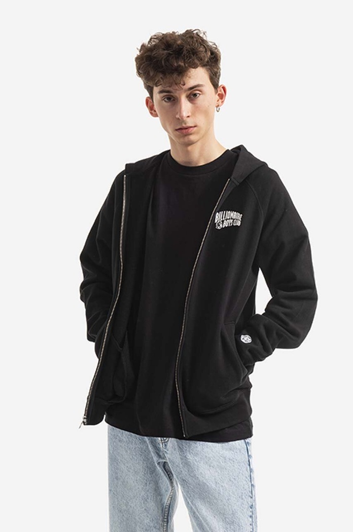 Billionaire Boys Club Bavlněná mikina Billionaire Boys Club černá BC006