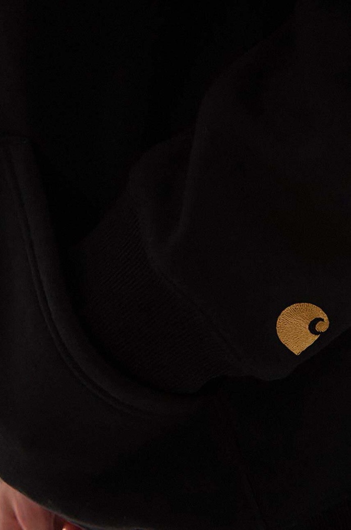 Dukserica Carhartt WIP Chase crna I027038.BLACK.GOLD