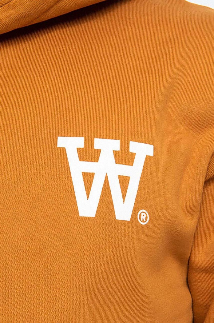 Mikina Wood Wood Ian Hoodie Camel 10025605.2424 burgundské 10025605.2424