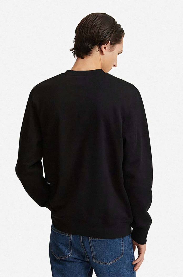 Bavlněná mikina Wood Wood X Garfield Tye Sweatshirt Kick 30045600-2424 BLACK 30045600.2424 černá AA00