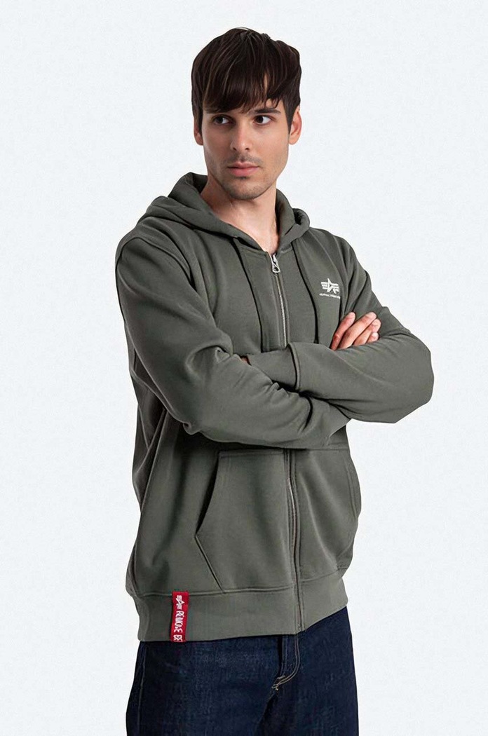 Alpha Industries bluza Basic Zip Hoody 118342.142
