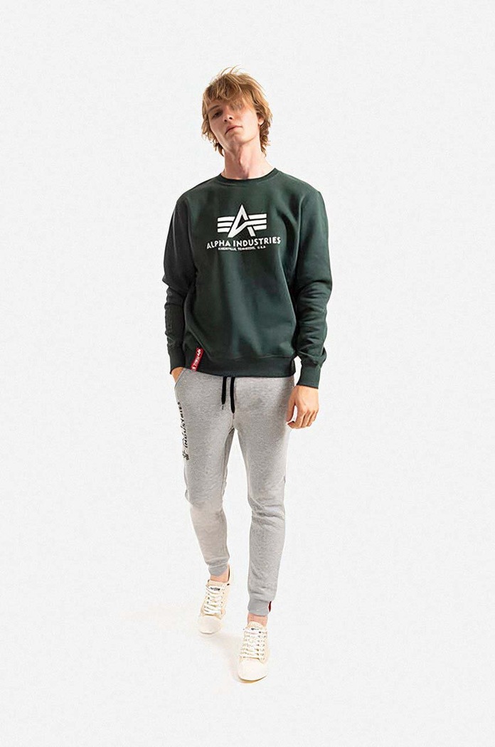 Alpha Industries sweatshirt Basic 178302.610 green AA00