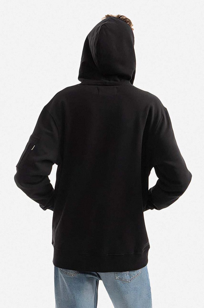 Oblečení Bavlněná mikina Alpha Industries 118350.649 černá