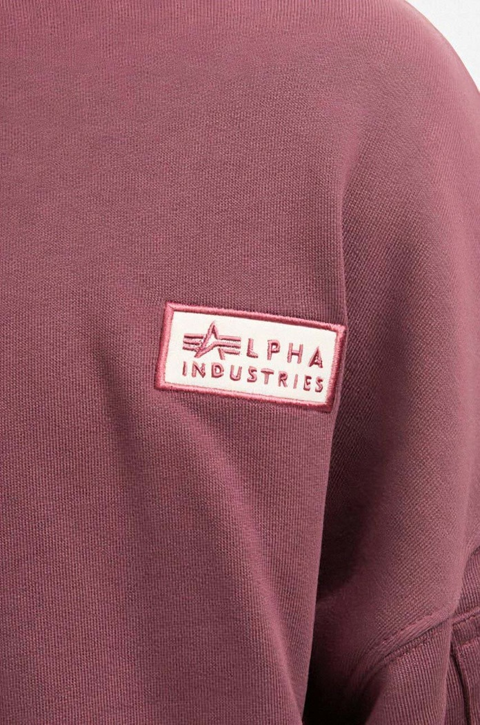 Alpha Industries cotton sweatshirt red 118317.672