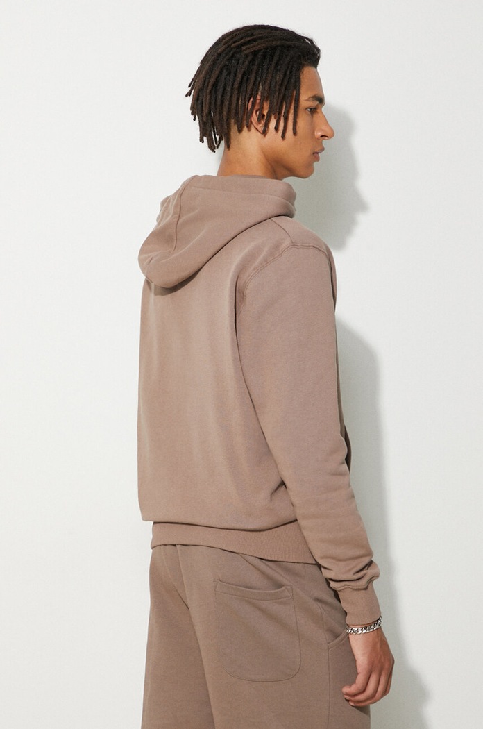 Odzież Alpha Industries Bluza bawełniana Organics EMB Hoody 118350.628 beżowy