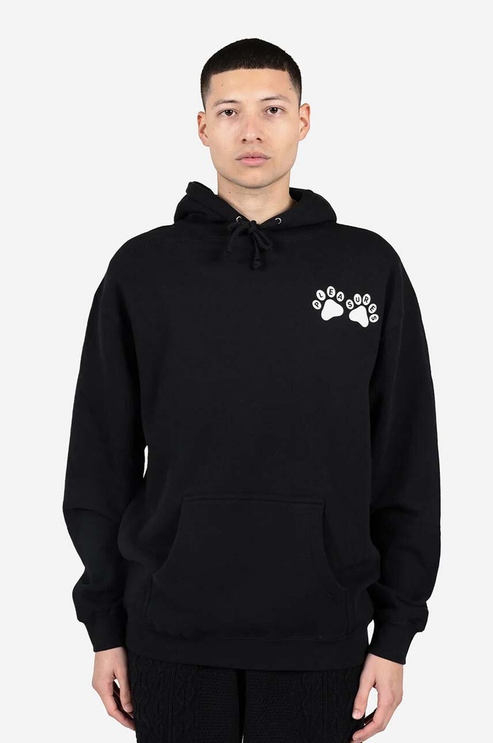PLEASURES bluza Puppies Hoodie P23SP061 czarny AA00