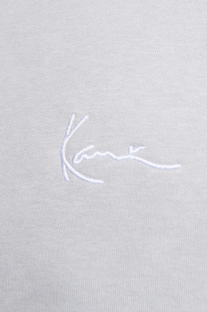 Bavlnená mikina Karl Kani Chest Signature Destroyed 6029144 sivá
