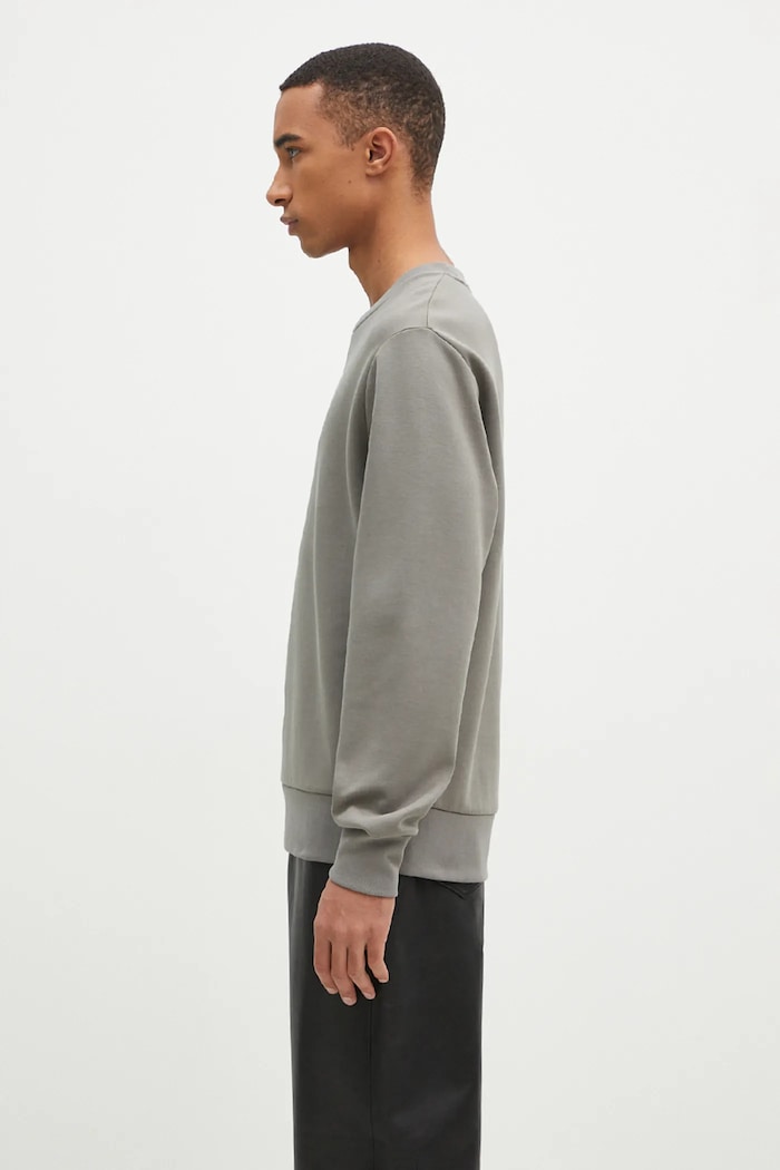 A.P.C. cotton sweatshirt Sweat Duck COGAW.M27771 gray AA00