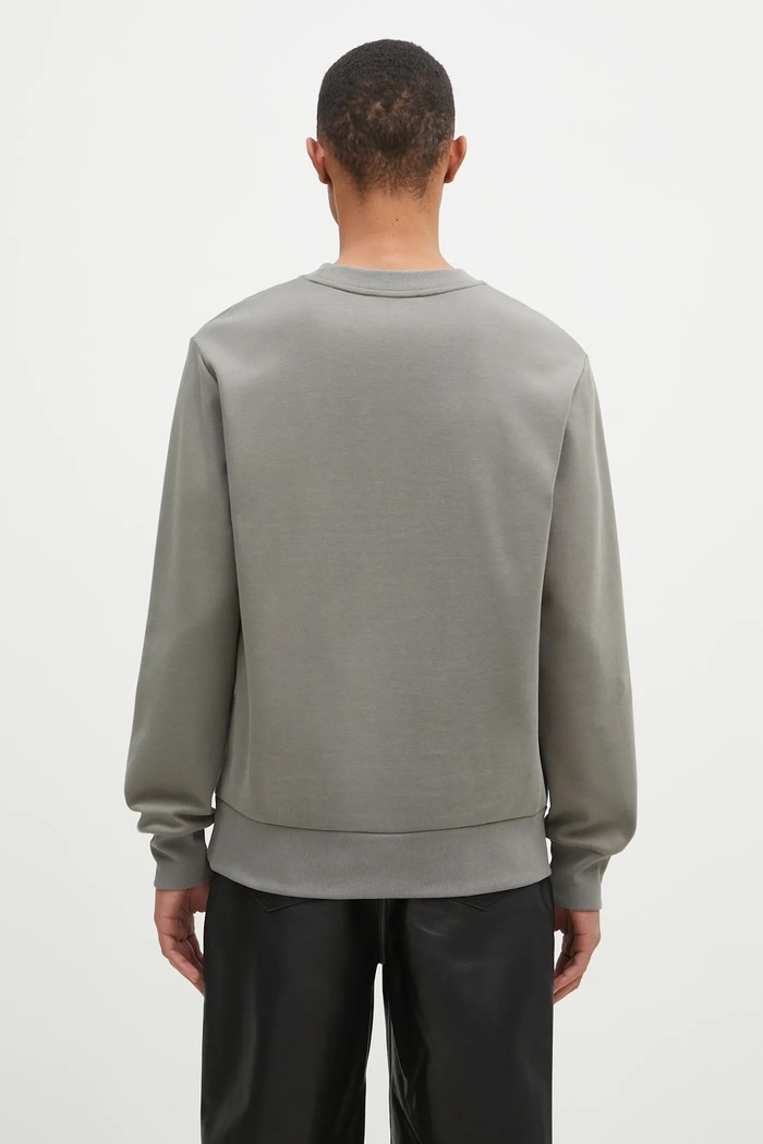 Clothing A.P.C. cotton sweatshirt Sweat Duck COGAW.M27771 gray