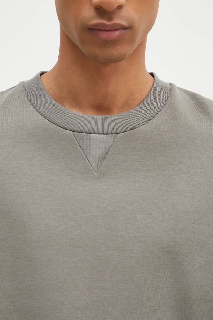 A.P.C. cotton sweatshirt Sweat Duck gray COGAW.M27771