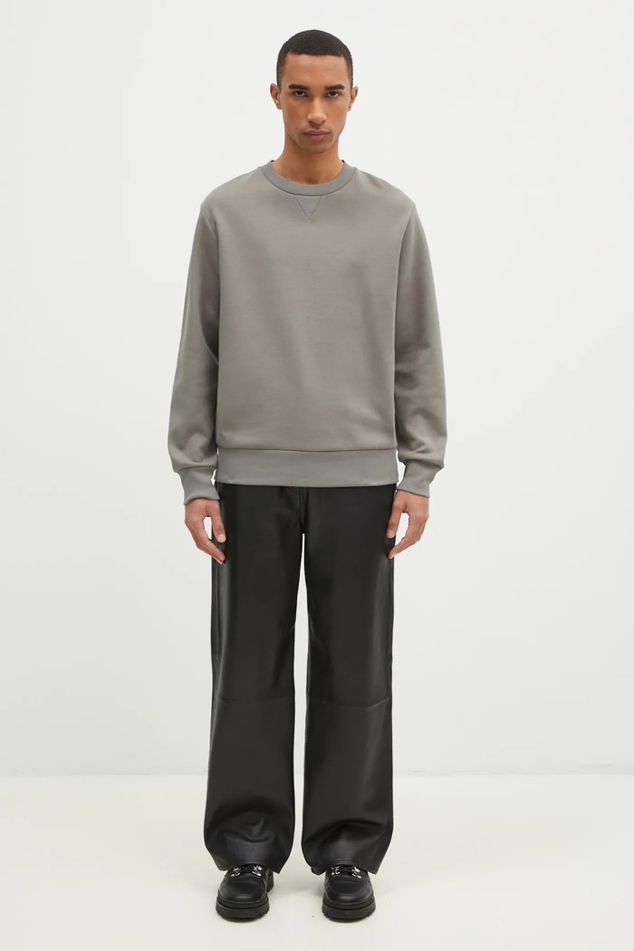 A.P.C. cotton sweatshirt Sweat Duck COGAW.M27771 gray