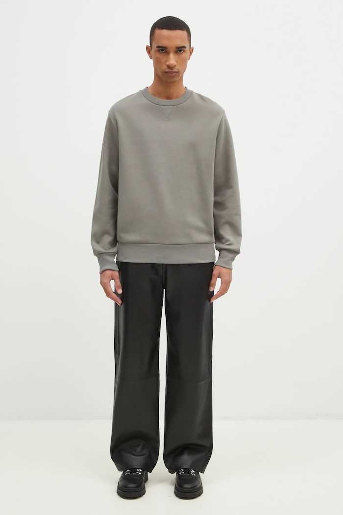A.P.C. cotton sweatshirt Sweat Duck COGAW.M27771 gray