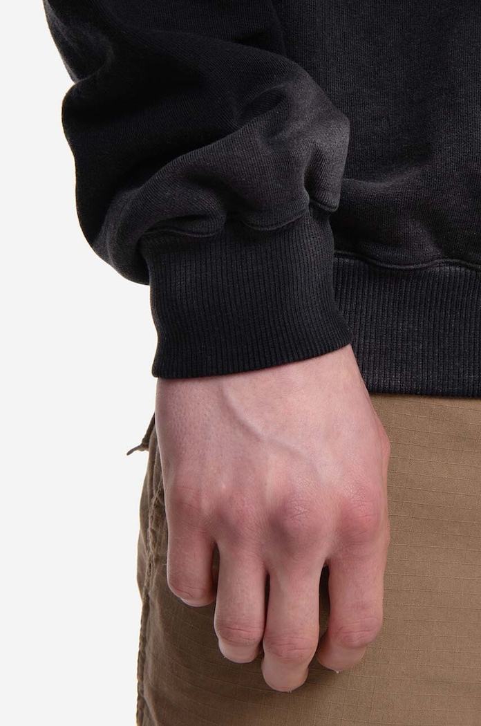 A-COLD-WALL* Hanorac de bumbac Gradient Crewneck ACWMW125 negru AA00