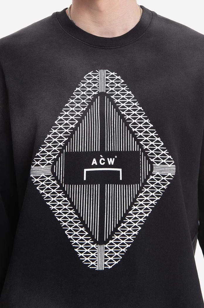 Îmbrăcăminte A-COLD-WALL* Hanorac de bumbac Gradient Crewneck ACWMW125 negru