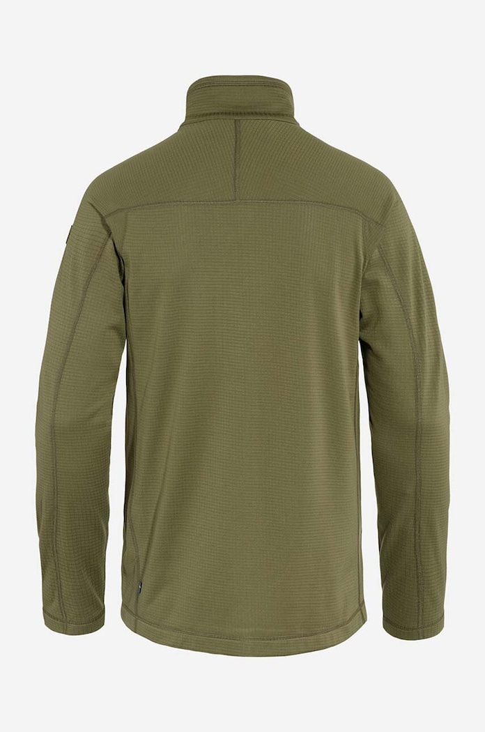 Суичър Fjallraven Lite Fleece Jacket M F86971 620 зелен F86971.620