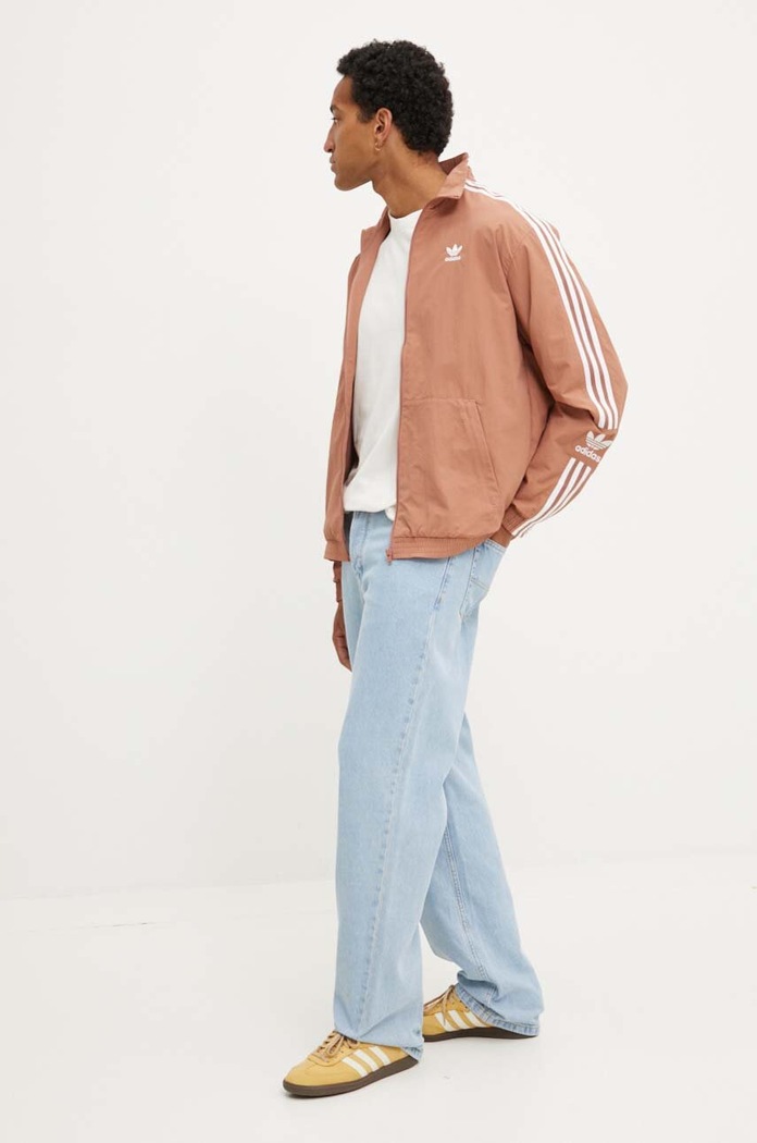 Mikina adidas Adicolor Trefoil Track IA6358 hnědá SS23