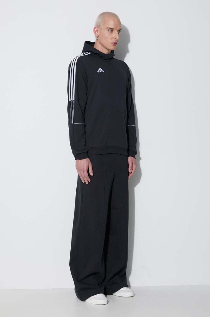 Μπλούζα adidas Tiro Hoody R απλικέ μαύρο GS4708