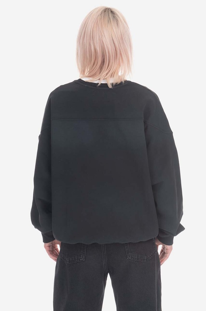 Guess U.S.A. bluza bawełniana Guess U.S.A. Classic Logo Crewneck M2BQ01KBB40 czarny M2BQ01.KBB40