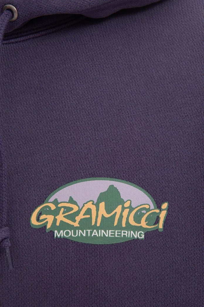 Gramicci cotton sweatshirt Ash G3SU.J062 violet SS23