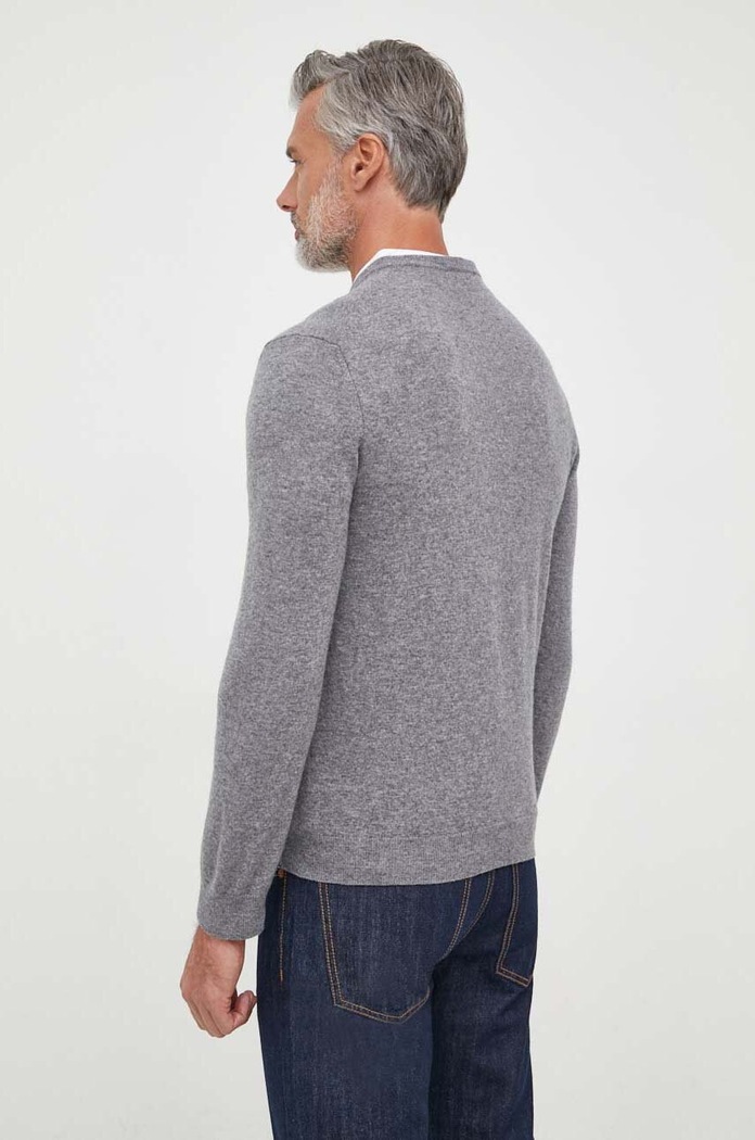Ruházat United Colors of Benetton gyapjú pulóver 1002U1G34.507. szürke