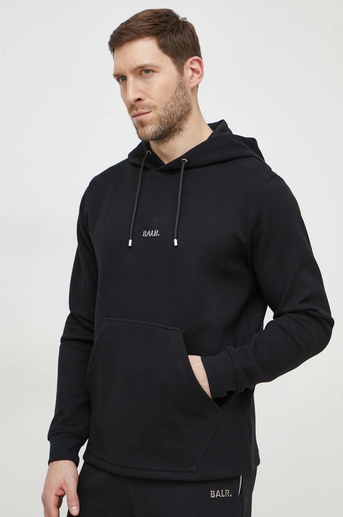 Pulover BALR. S kapuco črna B1261.1113.NOS