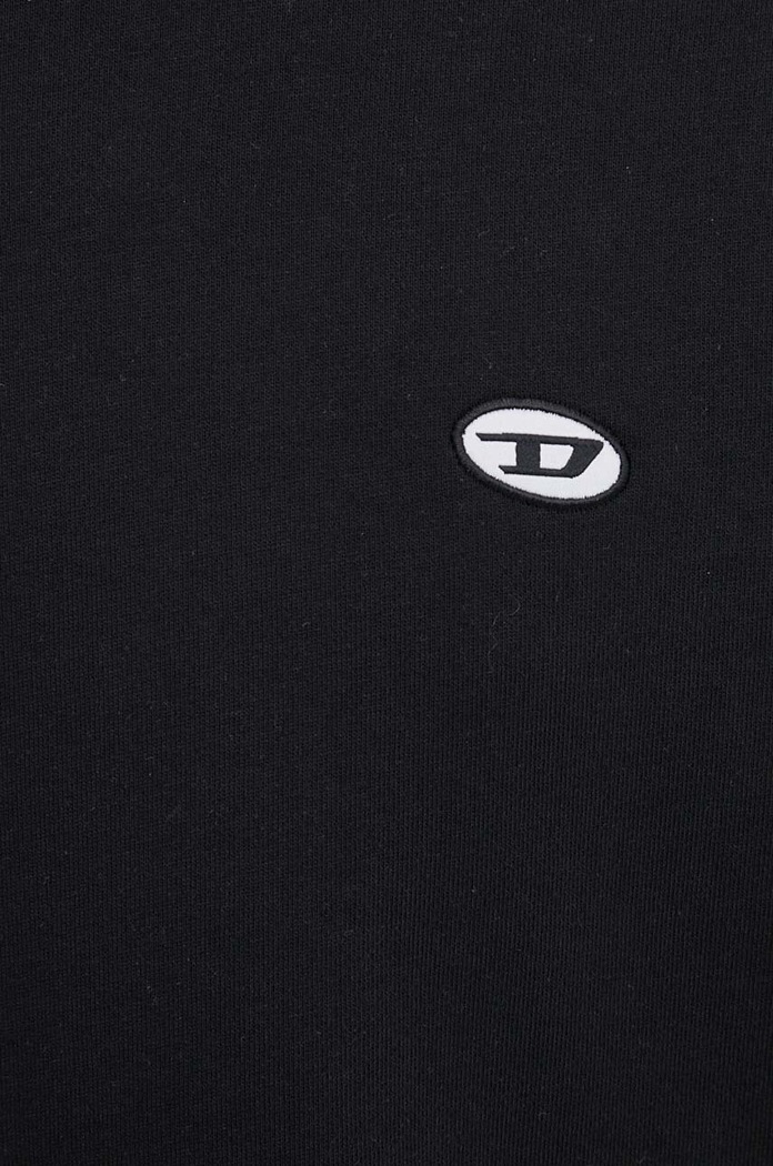 Diesel felpa in cotone S-ROB-DOVAL-PJ A03785.0BKAF nero
