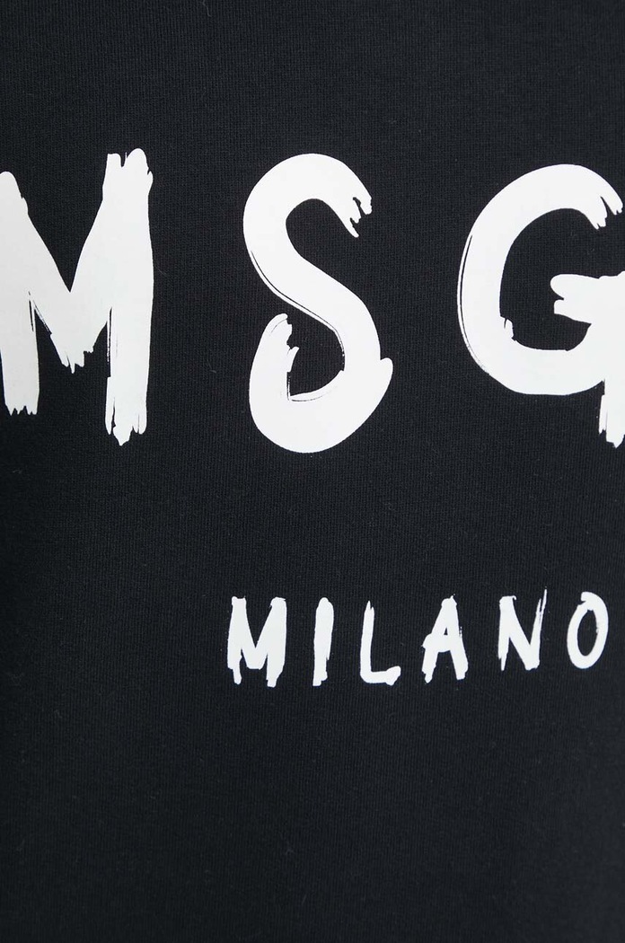 MSGM bluza bawełniana 2000MM513.200001 czarny