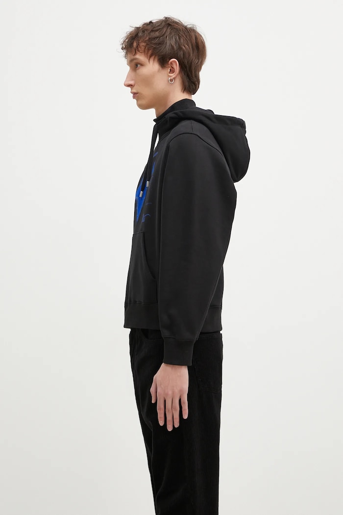 Ader Error bluza bawełniana BN01FWHD0103BK czarny AA00