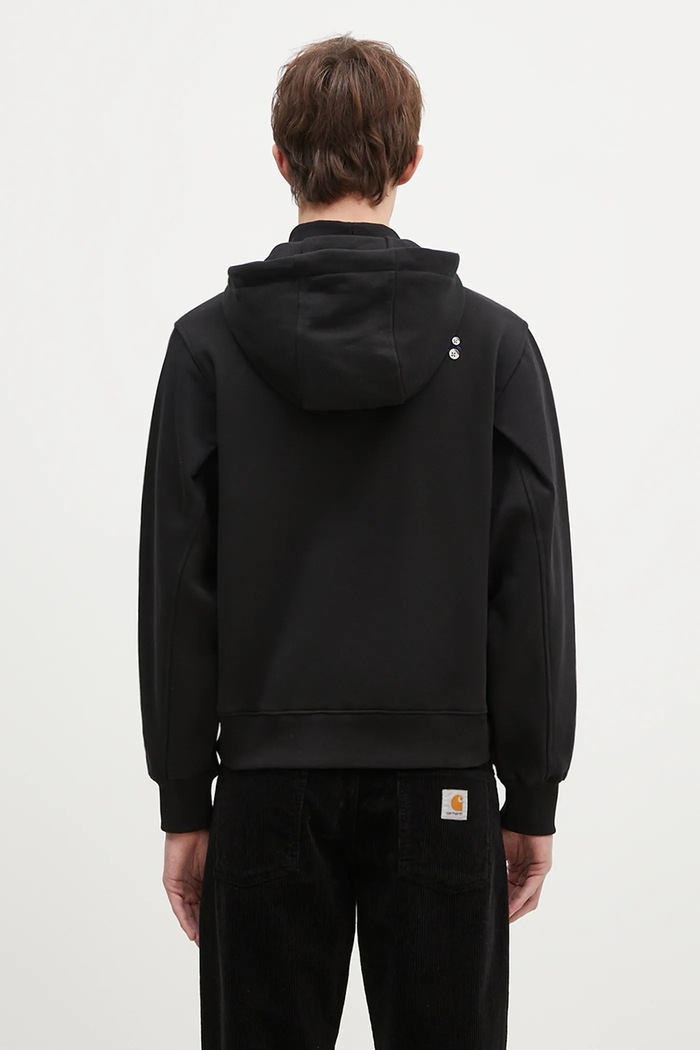 Odzież Ader Error bluza bawełniana BN01FWHD0103BK czarny