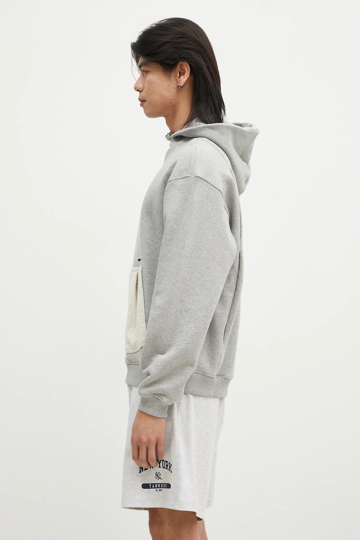 Ader Error cotton sweatshirt BN01FWHD0106GR gray AA00