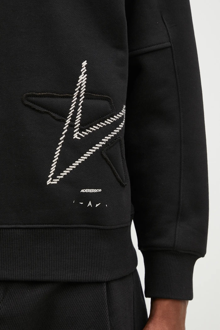 Ader Error bluza bawełniana czarny J61I76.00I4H