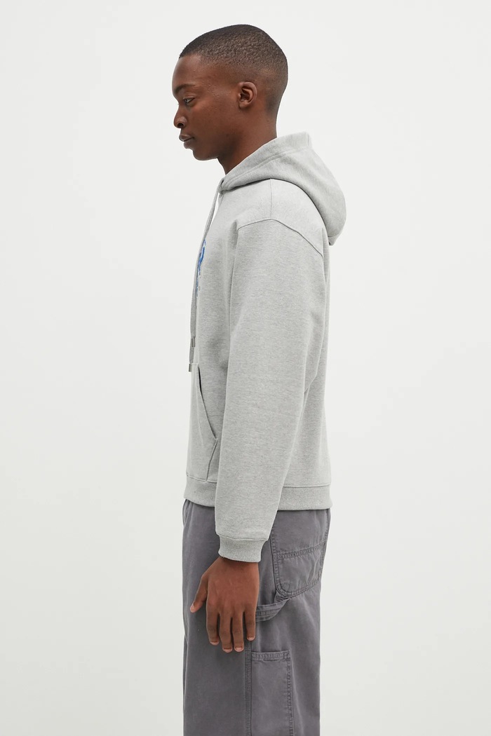 Ader Error bluza bawełniana BN25FYHD0101GR szary AA00