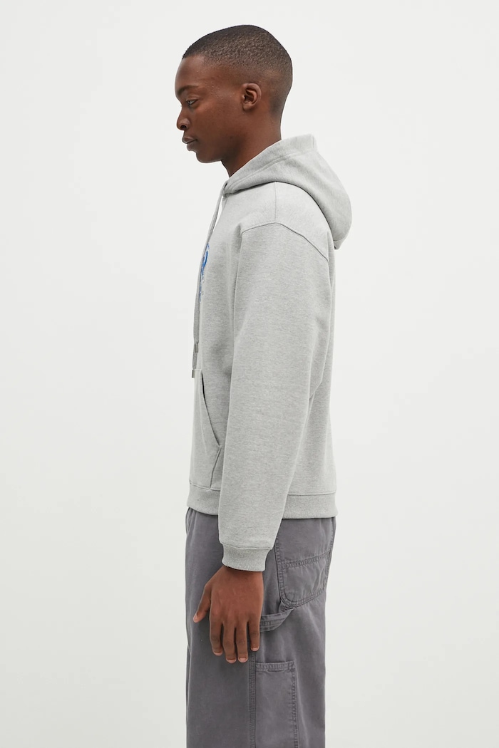 Ader Error bluza bawełniana BN25FYHD0101GR szary AA00