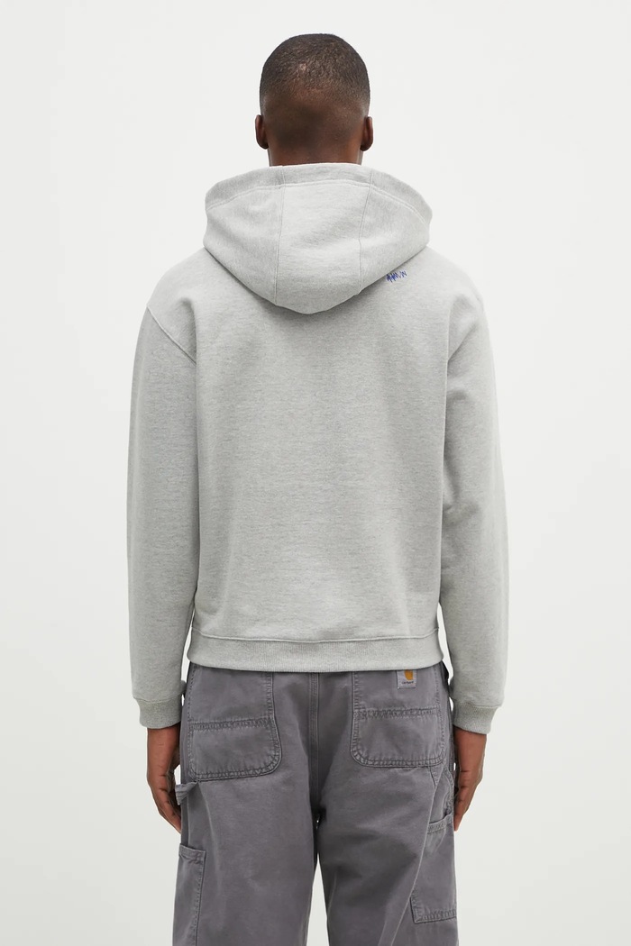 Odzież Ader Error bluza bawełniana BN25FYHD0101GR szary