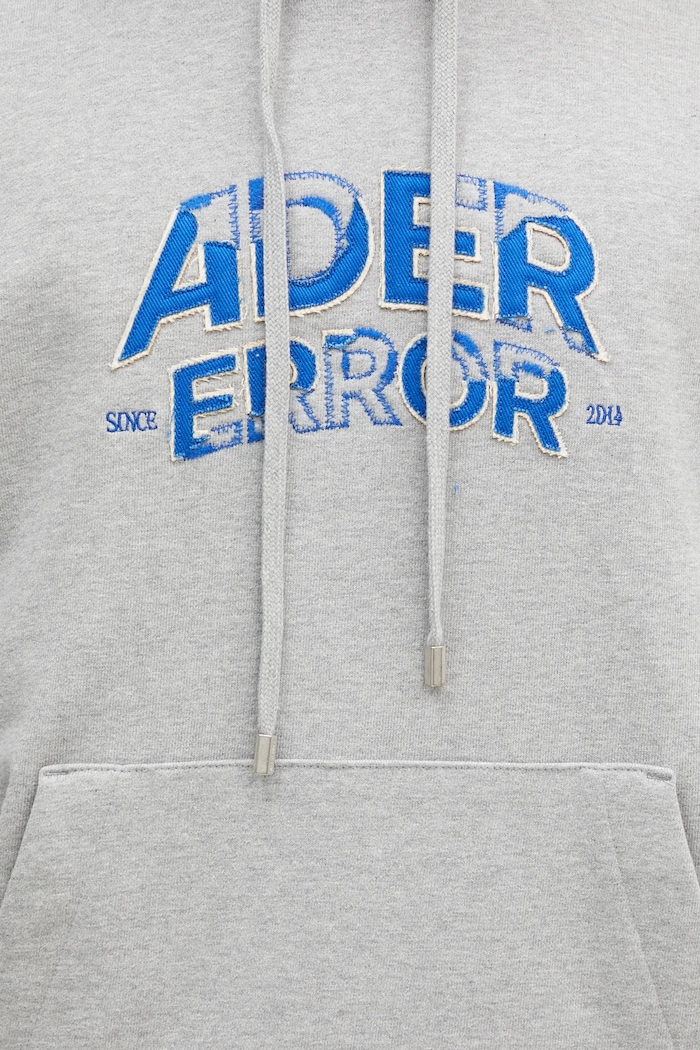 Ader Error bluza bawełniana szary BN25FYHD0101GR