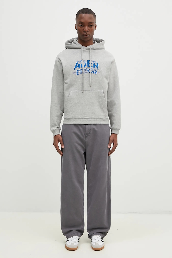 Ader Error bluza bawełniana BN25FYHD0101GR szary