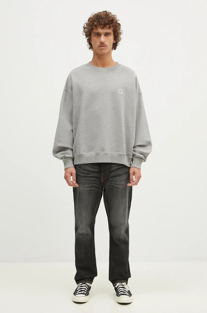 1017 ALYX 9SM felpa in cotone AAMSW0246FA01 grigio
