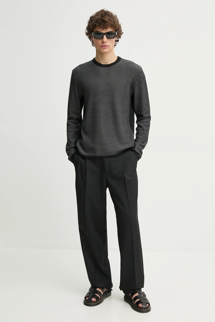 Sveter Rag & Bone MBS23S011UC11 čierna AA00