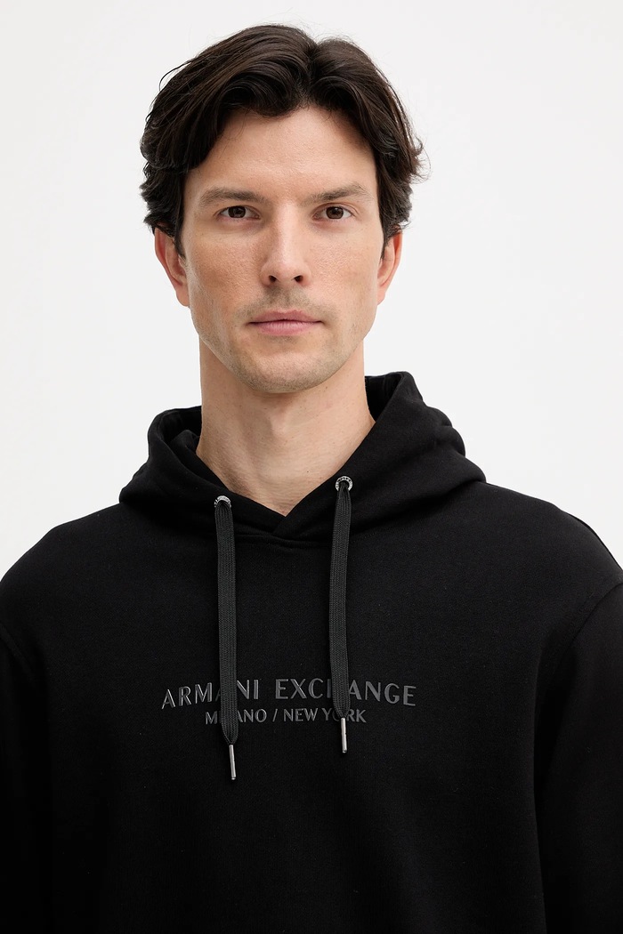 Armani Exchange bluza bawełniana czarny XM001294.AF20934.NOS